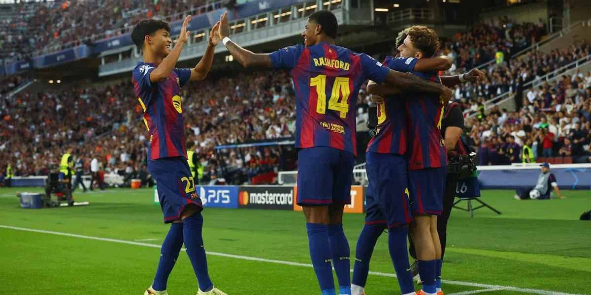 Fermin-Hat-Trick-and-Rashford’s-Double-Fire-Barcelona-to-Dominant-6-1-Victory