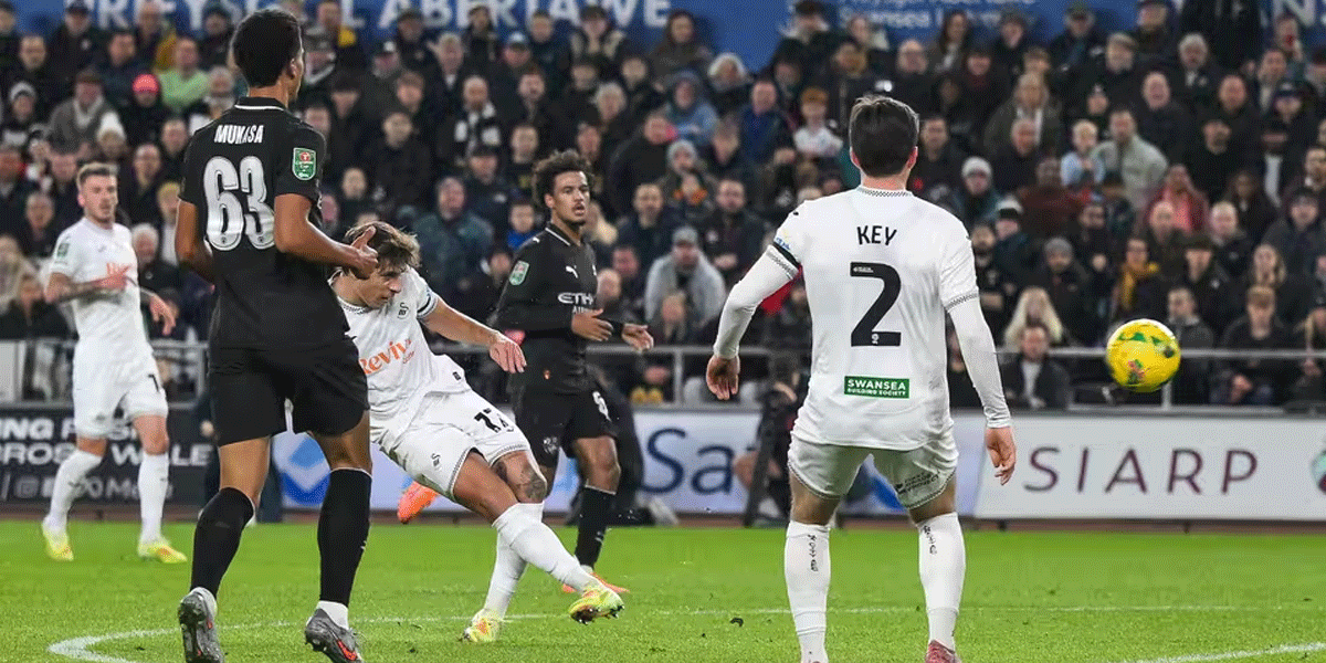 Man City Break Swansea’s Wall to Reach the Quarter-Finals