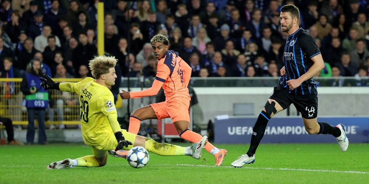 Barcelona-Salvages-Point-After-Thrilling-3-3-Draw-at-Club-Brugge