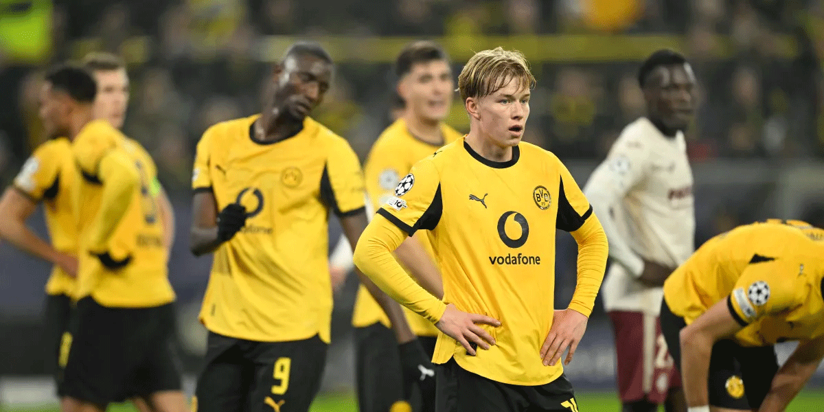 Dortmund’s Harsh Wake-Up Call After a Costly Champions League Slip